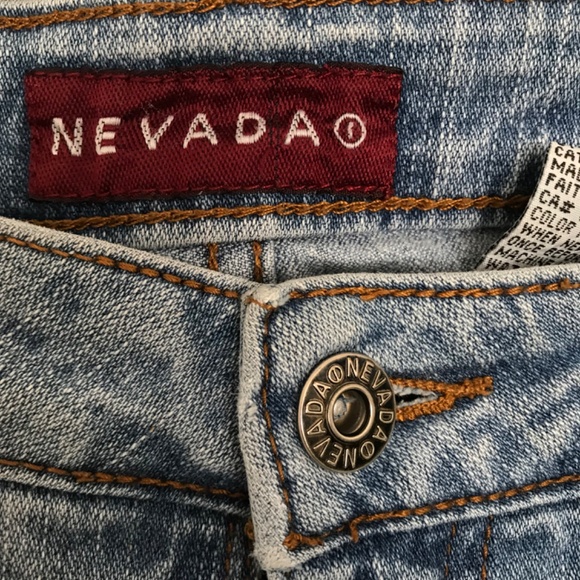 Vintage NEVADA Denim Jeans Pants Size 9/10 Light Blue - Picture 6 of 15